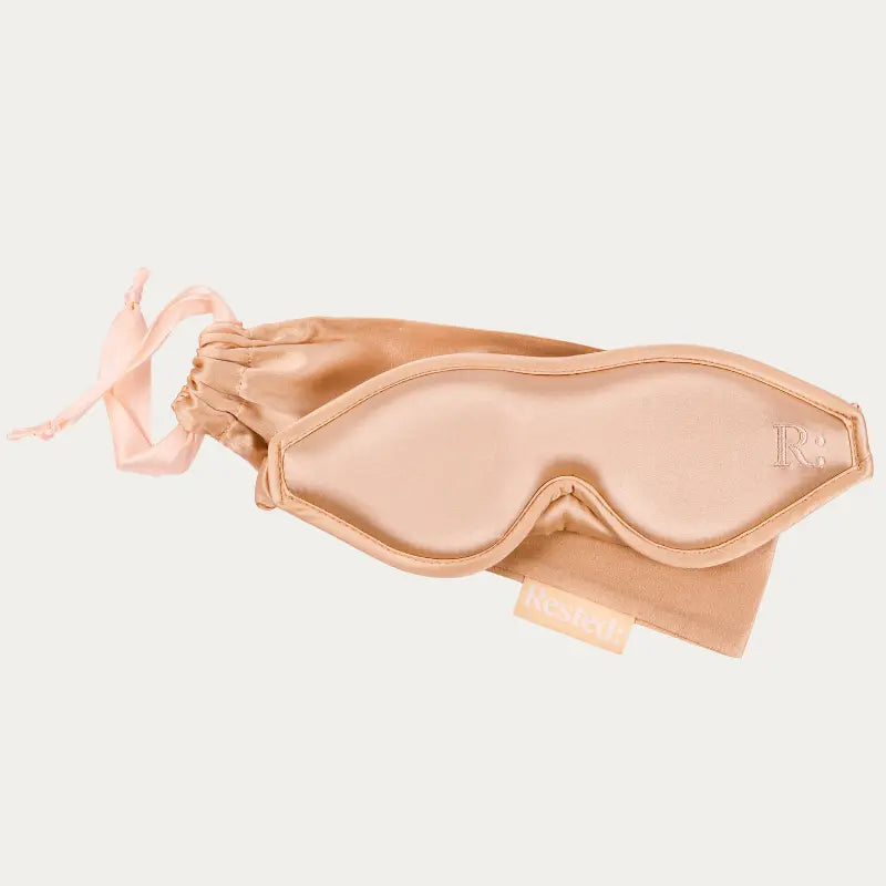 The Rested Silk Sleep Mask & Pouch Rested