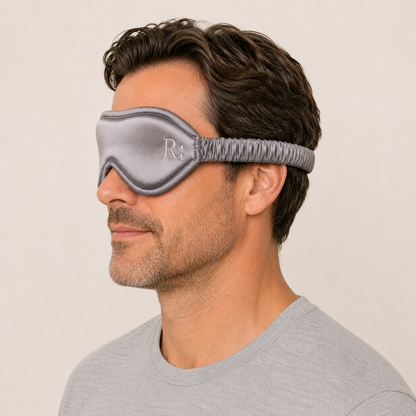 'Dusk' Silk Sleep Mask & Pouch Rested