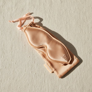 'Dawn' Silk Sleep Mask & Pouch