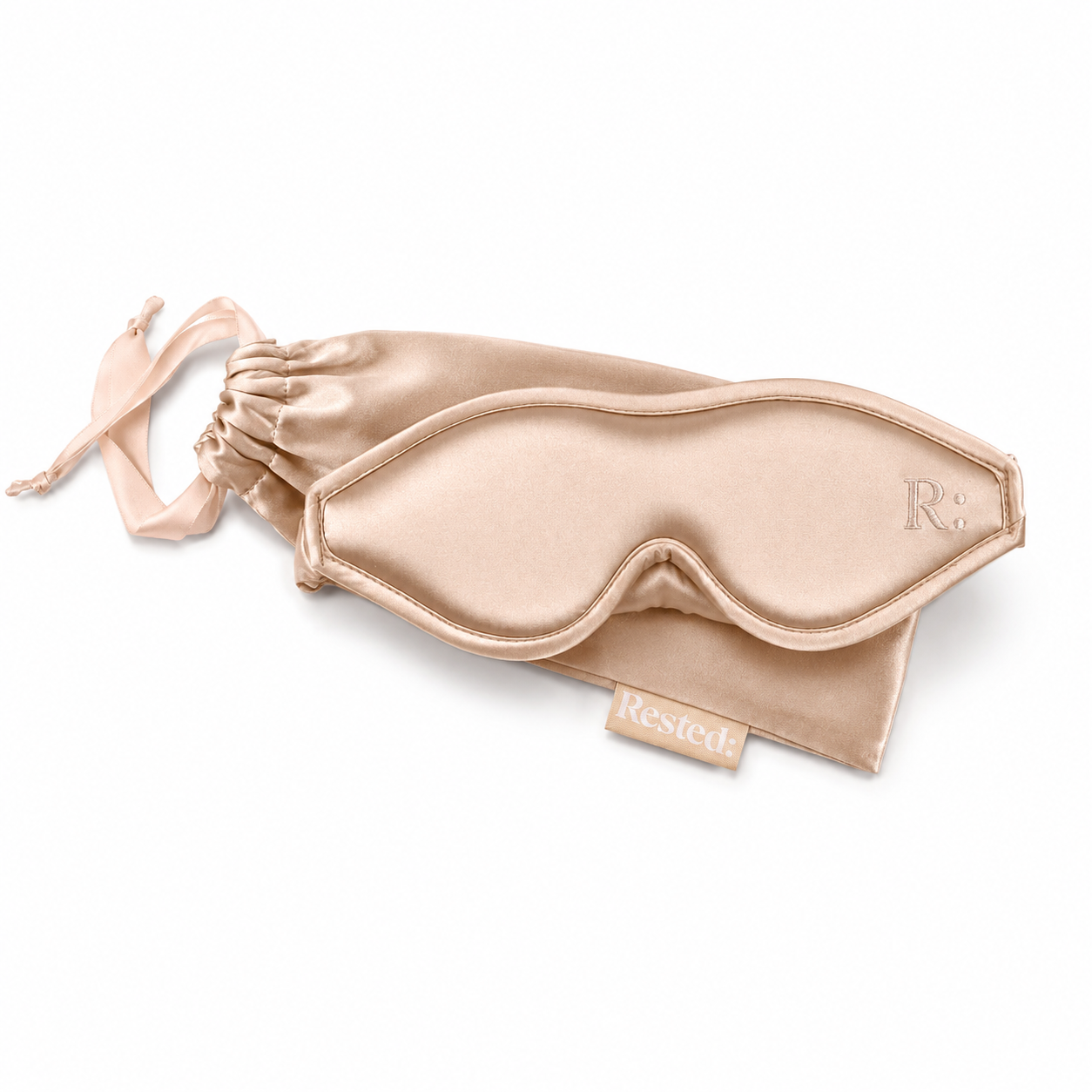 'Dawn' Silk Sleep Mask & Pouch Rested